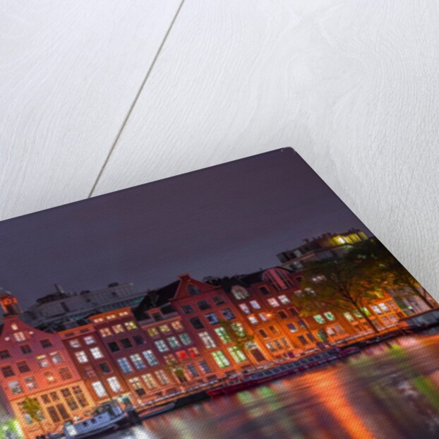 Amsterdam canal at night by Assaf Frank